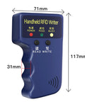 All In One 125kHz RFID Card Duplicator Kit With Handheld Writer Reader And Keychains For IC ID Cards T5577 Compatible Household And Office Copier For Copying Access Cards handheld RFID writer dimensions