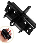 Self Closing Spring Cabinet Hinges 4 Inch Zinc Alloy With Adjustable Tension Soft Close Buffer Smooth 90 Degree Positioning