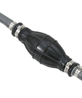 Universal Marine Fuel Line Kit with Six Foot Three Eighths Inch Hose showing primer bulb and connectors.