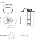 3L Open String Button Tuning Pegs For Guitar Machine Heads Replacement Parts And Accessories Durable Metal Tuning Keys For Precise Stable Tuning In Home Practice And Live Performances Quick Install Keeps Your Guitar In Tune Longer. dimensioned metal guitar tuning peg diagram, 31.5mm body