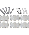Upgrade Your Folk Guitar Game With These Awesome 6 Piece Tuning Peg Buttons. Includes 6 white buttons and mounting hardware.