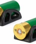 Go-To 12 Gauge Shotgun Shell Holder Caddy For Buttstock, durable PA12 plastic holder with shell, side view
