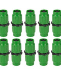 Ultimate Garden Hose Repair Kit With 30 Heavy Duty Pipe Connectors And Adapter Set For Quick Disconnect Fixes And Leaks Without A Hassle On Your Lawn. 30 green plastic hose connectors