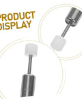 10 Pcs Soft Close Cabinet Dampers Kit For Quiet Smooth No Slam Closing Hydraulic Silent Buffer For Kitchen Cabinets And Furniture Easy Install Reliable Damping Cabinet Door Closers Upgrade Your Hardware with metal and plastic components shown
