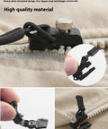Zipper Repair Kit With 12 Replacement Pulls In 3 Sizes Quick Install Detachable Pulls No Sewing Needed For Jackets Luggage And Bags
