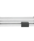 Full Enclosed Actuator Aluminum Sliding Table With 155mm Stroke High Precision Screw Drive For CNC Robotics And Automation side view