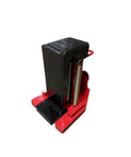 Heavy Duty Hydraulic Toe Jack Delivering Solid 30 Ton Top Lift And 15 Ton Toe Capacity With Easy Rotating 180 Degree Handle.