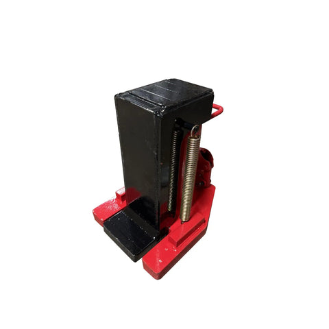 Heavy Duty Hydraulic Toe Jack Delivering Solid 30 Ton Top Lift And 15 Ton Toe Capacity With Easy Rotating 180 Degree Handle.