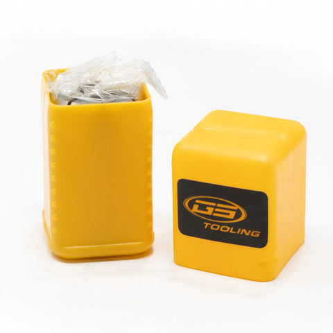 Half Inch DA180 Collet Tool Holder for CNC Milling and Drilling, Hardened and Ground Steel Build, packaged in yellow case
