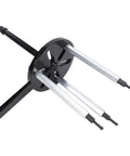 Rock Solid Steel Bearing Puller Set For Auto Wheel Hub Repair With Pro Extractor Tool 33 Piece Kit Works With DL1 DL6 Collets Fits 6005 To 6310 Bearings Internal Removal Good For Pros Doing Work At Home Or Shop Get Job Done Right Heavy Duty Setup, steel bearing puller tool