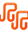 Bucket Hooks For 3 Inch Aerial Bucket Lip, Includes 2 Hooks, All Weather Fortelene Plastic, Heavy Duty And Cold Resistant, Made In USA