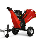 Beast Power 6 Inch Wood Chipper Shredder Mulcher Powered by Briggs Stratton 408cc 14hp Gas Engine Tow Bar Model P4206 in red