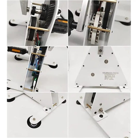 Internal components and structure of 100W Portable Pedal Power Generator With Dual USB Fast Charge Outputs And DC Output For Emergency On The Go