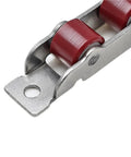 Heavy Duty Double Wheel Sliding Window And Door Roller with metal frame and red wheels for smooth glide, OEM compatible.