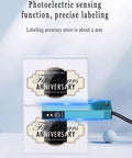 Fully Automatic Compact Labeling Machine With Conveyor Belt Self Adhesive Applicator for precise labeling on boxes.