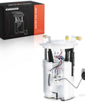 Rock Solid Electric Fuel Pump Module Assembly For Subaru Legacy 2005 2.5L H4 With Fuel Sending Unit, front view with connection details.