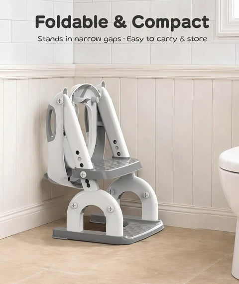Kickstart Potty Training Smooth With This 2 In 1 Toddler Potty Seat And Step Stool Offering Eight Height Tweaks Rock Solid Grip Handrails Easy Home Setup