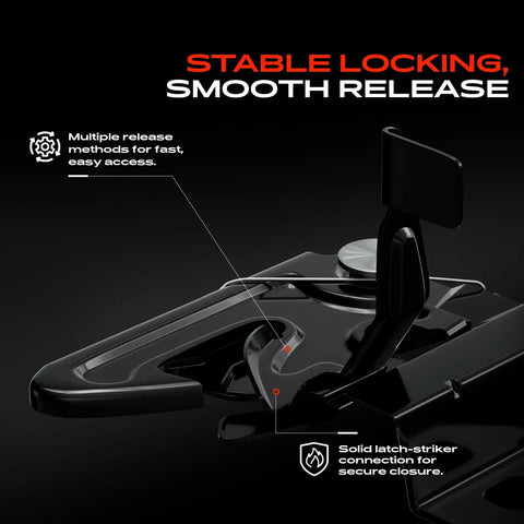 Top Tier Heavy Duty Front Hood Latch Lock Assembly For Ford Edge 2015 To 2021 Straight Plug And Play No Sweat Direct Swap Rock Solid Oem Match Badass Auto Part
