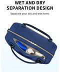 Spirit Airlines Underseat Personal Item Bag 18x14x8 With Wet Pocket And Shoe Compartment showing wet and dry separation design