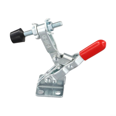 Heavy Duty Quick Release Clamp Jig Set 5 Pcs M5x46mm Holds Up To 110 Lbs 50 Kg Galvanized Iron With Plastic Tips GH101A