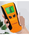 Hardcore Wireless Wall Scanner And Stud Finder With Straight Shooting Depth Detection Metal Pinpointer shown in hand, highlighting display and controls.
