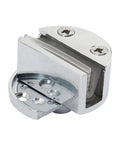 No Drilling Glass Door Hinges With Zinc Alloy Single Clamp Pivot For Bathroom Kitchen Shower Cabinet Doors Easy Install