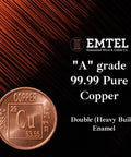 24 AWG Enameled Pure Copper Magnet Wire 1 lb Spool with pure copper close-up and enamel details