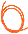 Heavy Duty TPU Air Hose Flexes Like A Champ Built Tough To Handle High Pressure Without Kinking Clear Resilient Tubing coiled orange hose