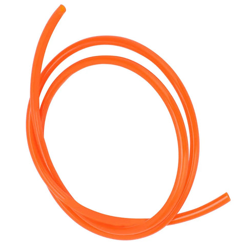 Heavy Duty TPU Air Hose Flexes Like A Champ Built Tough To Handle High Pressure Without Kinking Clear Resilient Tubing coiled orange hose