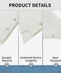 Close-up of Gas-Saving Dorsal Fin Style Hydrofoil Stabilizer material, showing durability, longevity, and wear resistance.