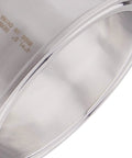 Stainless steel tri-clamp bowl reducer, close-up view, 4in x 1.5in, brushed finish, DERNORD.