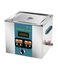 Top Shelf Ultrasonic Cleaner With 11 Liter Tank And Dual 80Khz Plus 120Khz Frequencies, stainless steel design for precise cleaning.