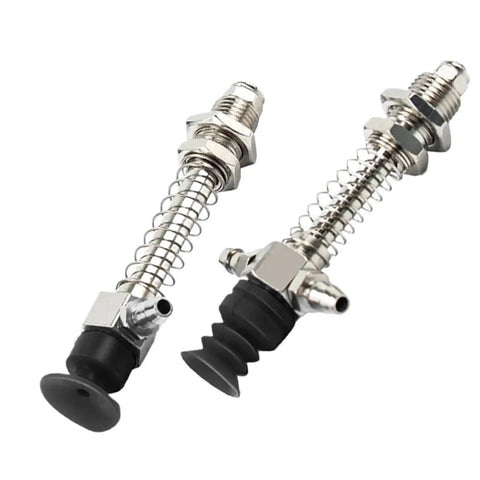 Get 10 Pack Industrial Silicone Vacuum Suction Cups With Large Heads For Pneumatic Grippers And Manipulators, heavy-duty silicone suction nozzles.