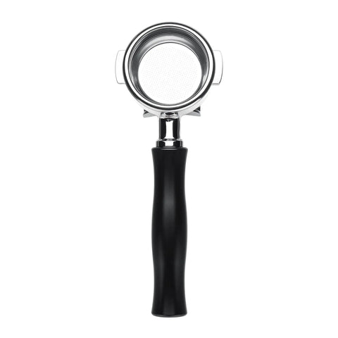 Two Cup 58mm Double Spout Portafilter With Basket For E61 And Flair 58 Espresso Machines Anodized Aluminum Handle