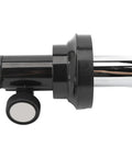 Easy Install 90mm ABS Telescope Focuser Seat Mount For 1.25 Inch Eyepieces, Secure Side Fixing Screws and Chrome Tube