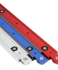Aluminum Miter Bar Clamp Tool Slider For Table Saw Gauge Rod T Slot Track Rail 300mm Red in red, blue, silver view