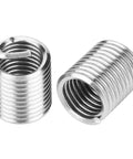 Threaded inserts from Pro Grade 17Pcs Stainless Steel Thread Repair Kit M10x1.5 with Twisted Drill Tap Wrench for auto parts repair