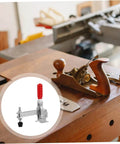 2 Pack Welding Toggle Clamps With Rubber Tips Hold Down Clamps Quick Release Iron Welding Tool on woodworking bench