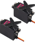 2 Pack MG996R Metal Gear Servo Motors, 180 Degree Swing, Digital High Speed Torque For RC Cars Boats Helicopters And Smart Robots, 12kg/cm At 6V And 13kg/cm At 7.2V, 300mm Lead