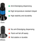 Comparison of heavy-duty electric scooter screws, highlighting stability and durability of our kit vs others, featuring premium materials.