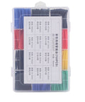 Massive 750 Piece Heat Shrink Tubing Kit For Electric Wiring Repair, Durable PE Dielectric Sleeves Snugly Wrapping Cables With Fast 100 Degree Melt And Tough 2 To 1 Shrinkage Assortment Is Totally Awesome, plastic case