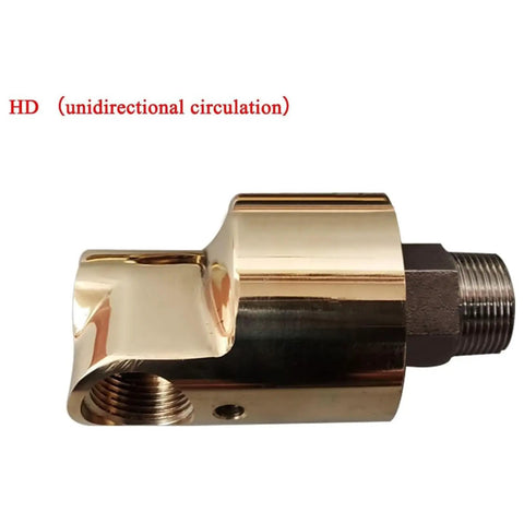 1/2 Inch Rotating Joint, 360 Degree Rotary Union For Water, Air And Oil, Brass Heavy Duty Threaded Connectors Built For High Speed Cooling And Easy Maintenance In Industrial Machinery, HD unidirectional circulation brass joint