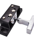 Black Touch Type Lock Double Roller Catch For Cabinet Doors No Brainer Quiet Soft Close Cupboard Latch Durable Metal 1 Piece