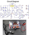 Adjustable LM317 Power Supply Kit From 110V To DC With 1.25V To 12V Output Built In Voltmeter, circuit diagram above device