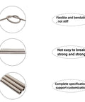 Heavy Duty Galvanized Steel Compression Spring Built Tough For Hydraulic Hose Shield and Silicone Tube Guard with Rock Solid Corrosion Resistance.