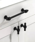 10 Pack 5 Inch Matte Black Cabinet Pulls For Kitchen Cabinets And Drawers Durable Aluminum And Zinc Alloy Hardware Installed