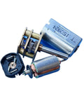 Heavy Duty Mini DC Gear Motor With Full Metal Gearbox 3V-6V 50RPM Slow Spin Gear Reduction 1:240 D Shaft for DIY robots