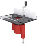 Boss Level Router Table Saw With Quick Turn Lift Kit and Reinforced Insert Base with clamping fence and lift mechanism