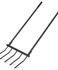 Heavy Duty 5 Tine U Shaped Broadfork Garden Tool For Loosening Soil Without Disturbing Structure 20 Inch Wide 55 Inch Tall Ideal