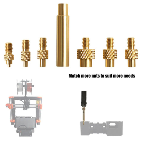 Brass Heat Insert Nut Set For Soldering And 3D Printing, Pro Grade Brass Threaded Nut Insertion Tool For 2 To 8 Mm Tips